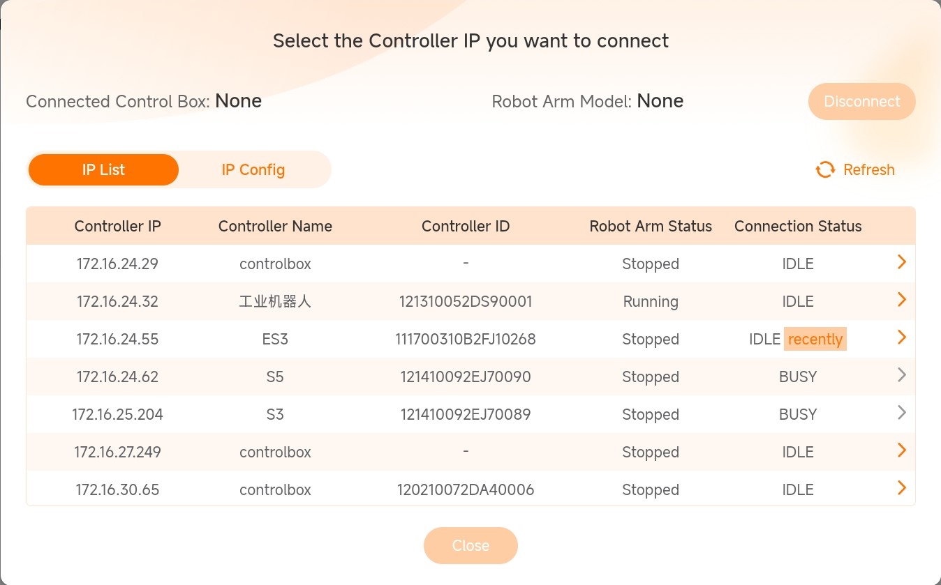 Power-on/power-off and Connection | AUBO Developer